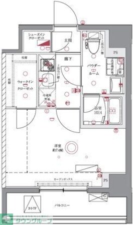 ユリカロゼAZ亀戸IIの物件間取画像